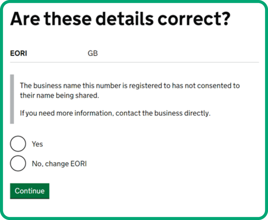 are these details correct?